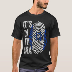 IT'S IN MY DNA Israel Flag Men Women Kids T-Shirt
