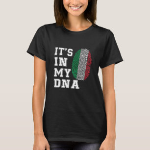 It's In My DNA Italian Proud Italy Flag T-Shirt