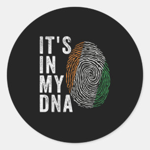 It's In My DNA - Ivory Coast Flag Classic Round Sticker
