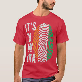 ITS IN MY DNA Ivory Coast Flag Ivorian Raglan Base T-Shirt