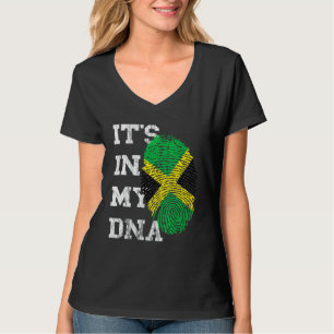 It's In My Dna Jamaica Genetic Jamaican Roots Jama T-Shirt