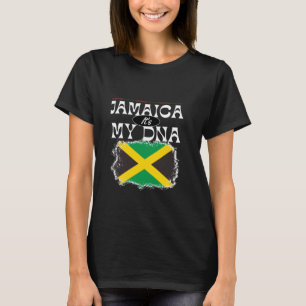 It's in My DNA Jamaican Flag Jamaica Retro Vintage T-Shirt