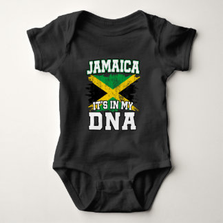 It's In My DNA Jamaican Pride Jamaica Flag Lover Baby Bodysuit