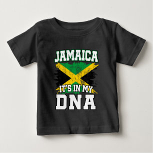 It's In My DNA Jamaican Pride Jamaica Flag Lover Baby T-Shirt