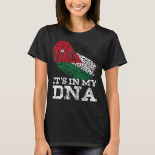 It's In My Dna Jordan Country Flag Genes Vintage J T-Shirt