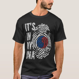 IT'S IN MY DNA Korea Flag Men Women Kids T-Shirt