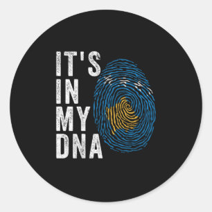 It's In My DNA - Kosovo Flag Classic Round Sticker