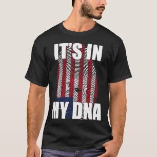 It's In My DNA Liberian Flag  T-Shirt