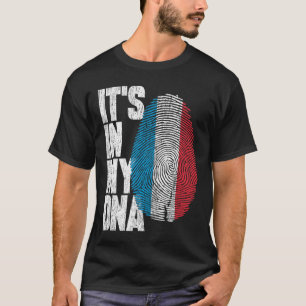 It's In My DNA Luxembourgish Shirt Proud Hispanic 