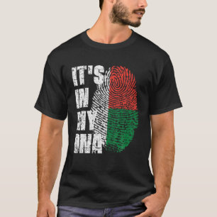 IT's IN MY DNA Madagascar Flag Malagasy T-Shirt
