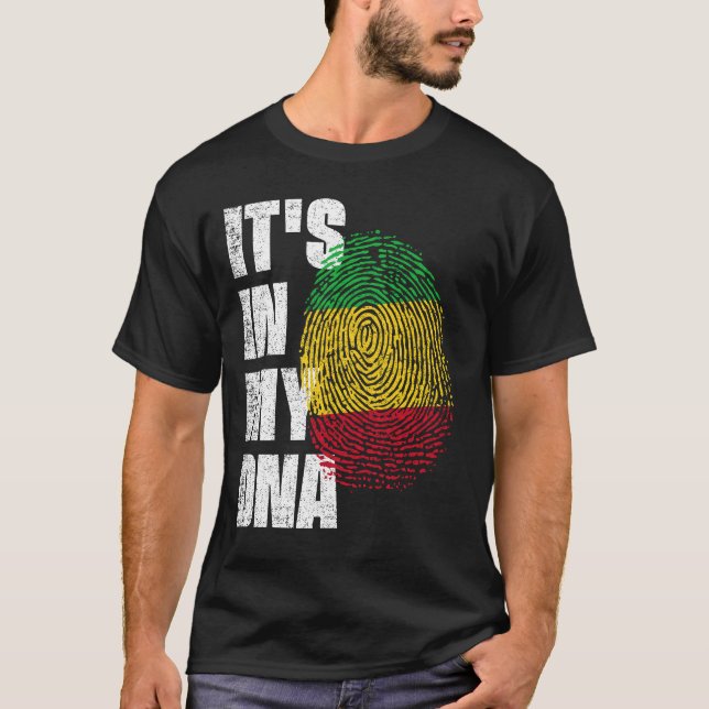 IT'S IN MY DNA Mali Flag T-Shirt (Front)
