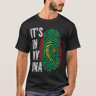 IT'S IN MY DNA Mauritania Flag Men Women Kids T-Shirt