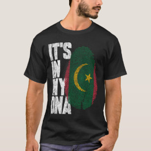 It's In My DNA Mauritanian Proud Mauritania Flag T-Shirt