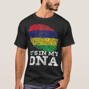 It's In My DNA Mauritius Country Flag Vintage grea T-Shirt