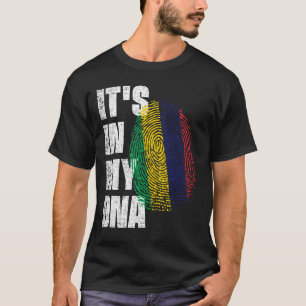 IT'S IN MY DNA Mauritius Flag T-Shirt