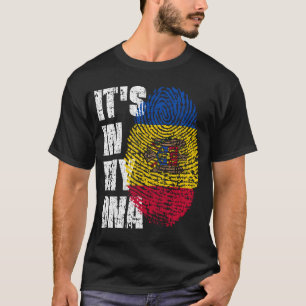 IT'S IN MY DNA Moldova Flag Boy Girl Gift T-Shirt