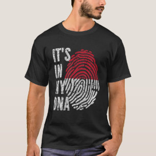 IT's IN MY DNA Monaco Flag Funny Monegasque T-Shirt