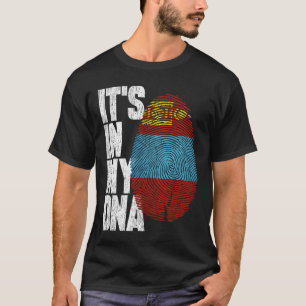 It's In My DNA Mongolian Shirt Proud Gift Mongolia
