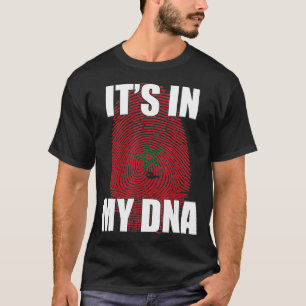 It's In My DNA Moroccan Flag T-Shirt