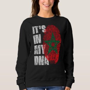 It's In My Dna Morocco Flag Moroccan Sweatshirt