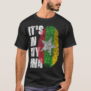 IT'S IN MY DNA Myanmar Flag Boy Girl Gift T-Shirt