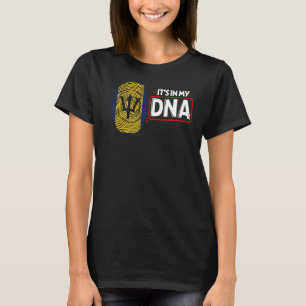 Its In My DNA National Flag Bajan Patriotic Barbad T-Shirt