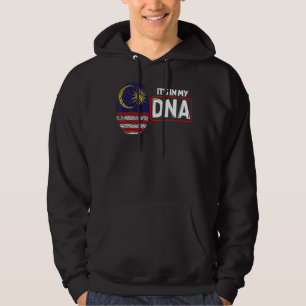 Its In My DNA National Flag Malaysian Patriotic Ma Hoodie