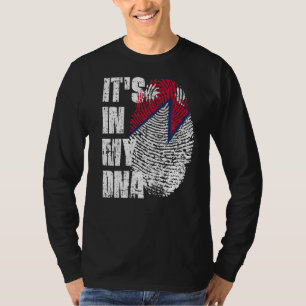 It's In My Dna Nepal Flag Nepalese Nepali T-Shirt