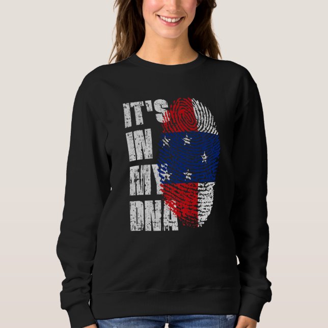 It's In My Dna Netherlands Antilles Flag Netherlan Sweatshirt (Front)