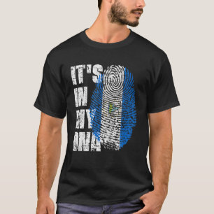 IT's IN MY DNA Nicaragua Flag Nicaraguan T-Shirt