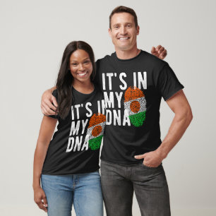 It's in my DNA Niger Flag Fingerprints T-Shirt