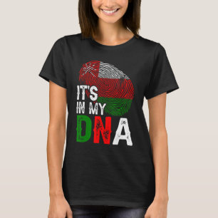 It's In My Dna Oman Flag Fingerprint Patriotic T-Shirt