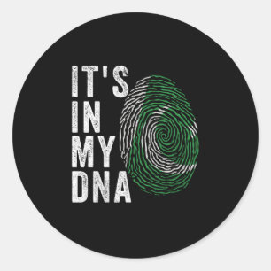 It's In My DNA - Pakistan Flag Classic Round Sticker