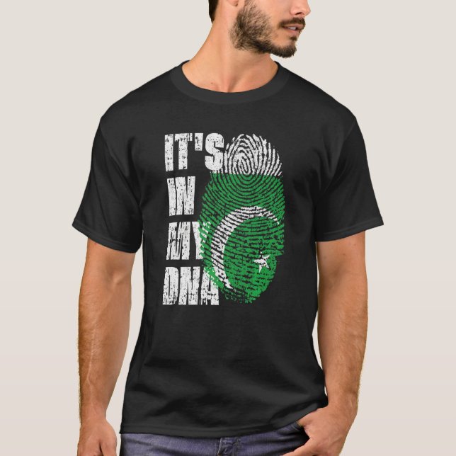 It's In My Dna Pakistan Flag Pakistani T-Shirt (Front)