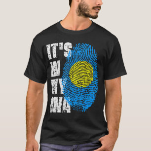 IT'S IN MY DNA Palau Flag Boy Girl Gift T-Shirt