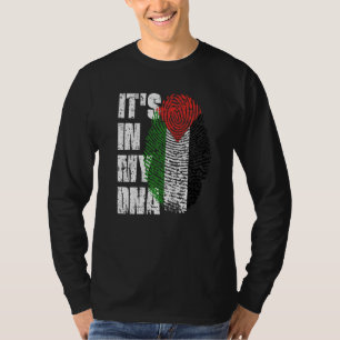 It's In My Dna Palestine Flag Palestinian  T-Shirt