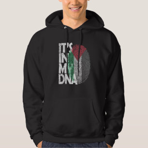 Its In My Dna Palestinian Arabic Palestine Flag Hoodie