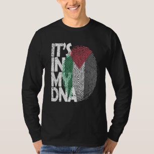 Its In My Dna Palestinian Arabic Palestine Flag T-Shirt
