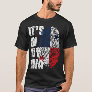 IT'S IN MY DNA Panama Flag Boy Girl Gift T-Shirt