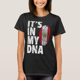 It's In My Dna Peruvian Peru Flag   Souvenir T-Shirt