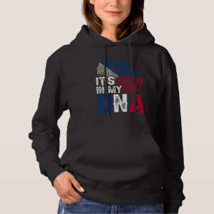 It's In My Dna Philippines Flag Fingerprint Patrio Hoodie