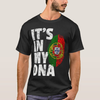 Its in My DNA Portuguese Portugal Flag Men Women G T-Shirt