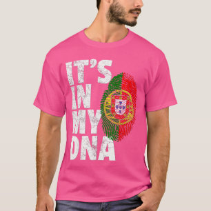 Its in My DNA Portuguese Portugal Flag Men Women G T-Shirt