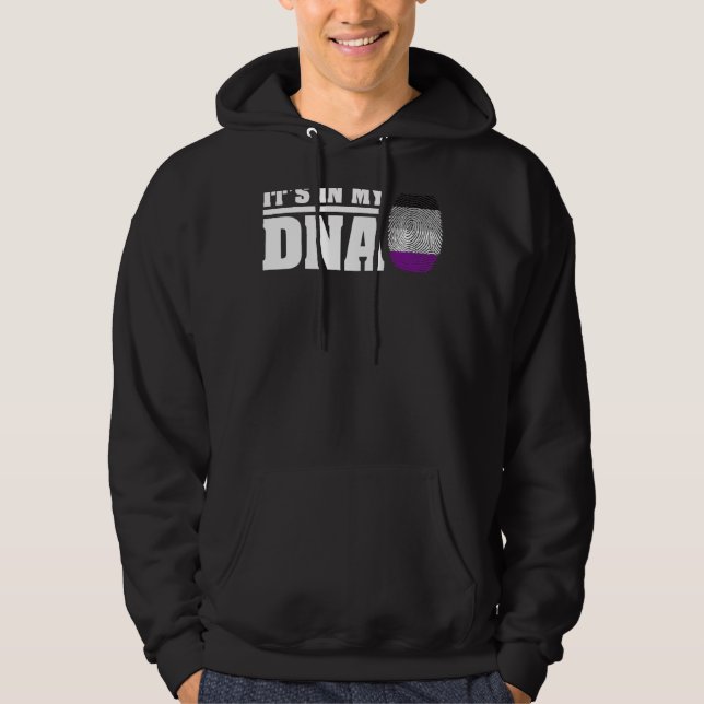 Its In My Dna Proud Asexuality Flag Ace Pride Lgbt Hoodie (Front)