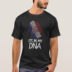 It's In My DNA  Proud Croatian Flag Fingerprint T-Shirt