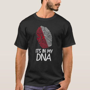 It's In My DNA Proud Polish Flag Fingerprint T-Shirt
