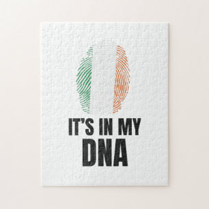 It's In My DNA Proud To Be From Ireland Jigsaw Puzzle