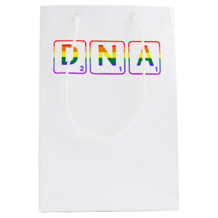 It's In My DNA Rainbow LGBT Gay  Medium Gift Bag