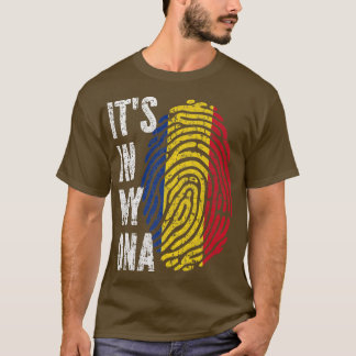 IT'S IN MY DNA Romania Flag Romanian  T-Shirt