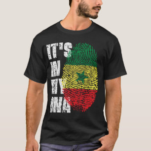 IT'S IN MY DNA Senegal Flag Boy Girl Gift T-Shirt